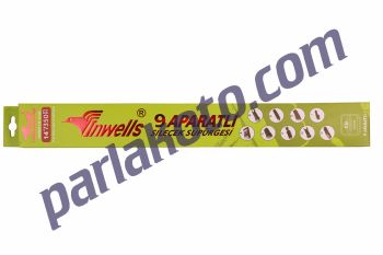 Inwells 35cm 9 Aparatlı Banana Muz Oto Silecek Süpürgesi