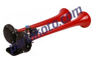 Seger 80AH2400 İki Borulu Havalı Düz Ses Kamyon Kornası 24V