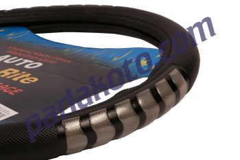 Carub 1841969 Direksiyon Kılıfı 38cm Siyah-Sedef Desen Fosfor