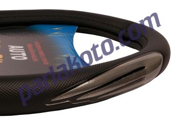 Carub 1841972 Direksiyon Kılıfı 38cm Siyah-Sedef Fosforlu