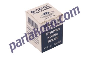 Sanel STR107 Titreyen Korna Rölesi 5 Uçlu 30 Amper 12V