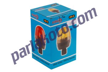 Emir EMR07 12V Döner Lamba Alttan Borulu Soketli  Tepe Lambası