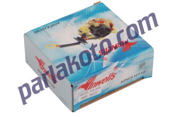 Inwells BHH8637 Opel Astra Combo 1.7 DTI Frontera Nissan Almera Primera Isuzu Trooper Marş Kömür Yuvası 12V Hitachi Tip