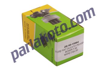 Zg 60-15984 Fiat Ducato Peugeot Boxer Yeni Model 9 Diş Marş Dişlisi Delco Tip