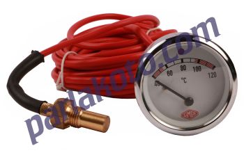 Simga SI0635M Ø63 mm İkazlı 40ºC 120ºC Hararet Saati ve Müşür 5 Metre