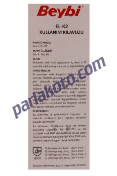 NİTRİL KAPLAMA PAMUK İŞ ELDİVENİ 1. KALİTE 9 NUMARA