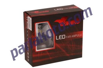 INWELLS H4 LED XENON FAR AMPÜLÜ SET 6500K SOĞUTMALI 12V
