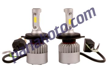 INWELLS H4 LED XENON FAR AMPÜLÜ SET 6500K SOĞUTMALI 12V