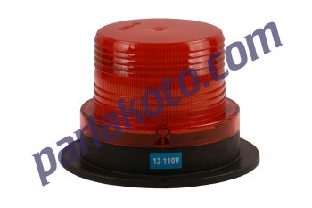Emir EMR12 12V-110V  Döner Lamba Çakar Sabit Baglantılı Tepe Lambası