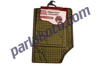 Gliptone Carat Lacoste Dekor Sarı KNK Paspas