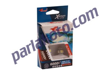 Inwells 009064 5 Ledli Beyaz Çakarlı Dipsiz Ampül SMD T10 12V 6000K