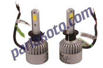 Inwells H1 Led Xenon Far Ampülü Set 6500K Soğutmalı 12v