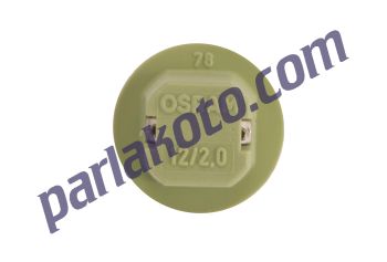 Osram 2722 12V MF 2W Uzun Duylu Küf Yeşil Opel Ampul