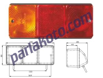 Çeray 712211 Massey Ferguson MF 240 Stop Lambası E Belgeli