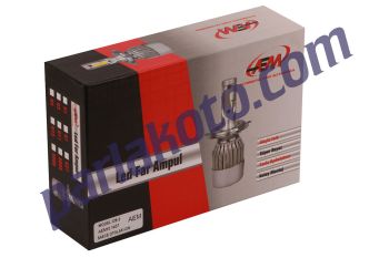 AEM 101407 H7 Led Xenon Far Ampülü Set 6500K Soğutmalı 12v
