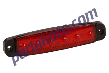 Çeray 201313K 6 Ledli Parmak Lamba 12V Kırmızı E Belgeli