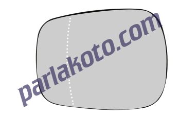Emf R024 Ayna Camı Renault Kangoo 2002-2008 Nissan Kubistar 2003-2009 Sol ve Sağ Manuel Asferik 328-0029-1 7701048400