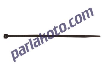 Plastik Kroşe 38 cm Tırtıllı Tesisat Cırt Kelepçesi (380x4.8mm) 1 adet (Paketi 100'lüktür)