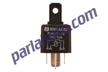 Nagares RLAC 4-12 Röle Üniversal Ayaklı Audi Seat Skoda Volkswagen Fiat Ford Iveco Mazda Renault Volvo 70 Amper 12V Role