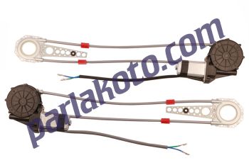 Inwells 025020 Üniversal Elektrikli Cam indirme Kaldırma Motoru-Krikosu 2-li Set 12v