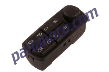 Mcar AN5504 Cam Kaldırma Anahtarı Sol Mercedes Axor Atego Actros Merkezi Kilitli 0015451204