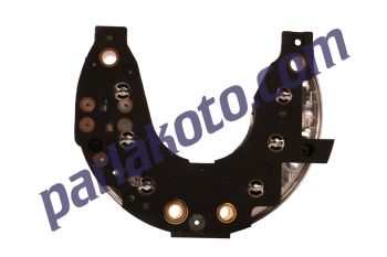 Mobiletron RP01 Şarj Diot Tablası Renault 9 11 Clio Volvo 12v Tek Fişli Solda(+)  Valeo Tip