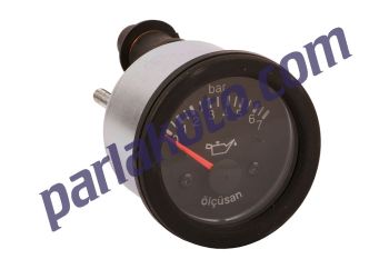 Ölçüsan VDO 110462 Yağ Saati Göstergesi 24V 0-7 BAR 52mm-Çap