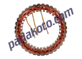 Nursan 178024 Statör Scania 111 112 141 142 Renault G110 S130 S150 Hanomag 22C Caterpillar V304 Soğutmalı 24v 45Amper Bosch Tipi