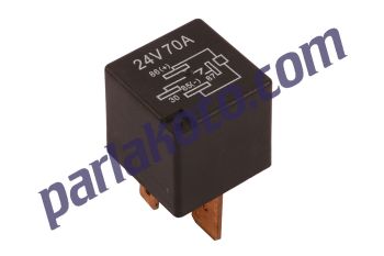 Typer 30.1-0604 Mini Röle 24V 70A 4-Fiş Üniversal Daf Ford iveco Volvo Scania Mercedes-Benz 248082 Güç Rolesi SR2445