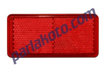 Yüce YP19K Dikdörtgen Reflektör 90x43cm KIRMIZI
