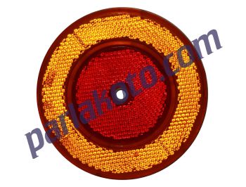 Yüce YP42SK Büyük Yuvarlak Reflektör 95mm Çap SARI-KIRMIZI