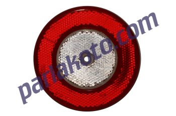 Yüce YP42KB Büyük Yuvarlak Reflektör 95mm Çap KIRMIZI-BEYAZ