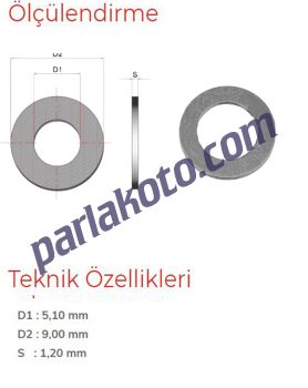 Pınar 2 No 3/16 Alüminyum Pul 5,10x9x1,20 1-adet fiyatıdır. Paketi 1000 Adet