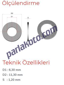 Pınar 1 No 1/4 Alüminyum Pul 6,30x11,30x1,20 1-adet fiyatıdır. Paketi 1000 Adet