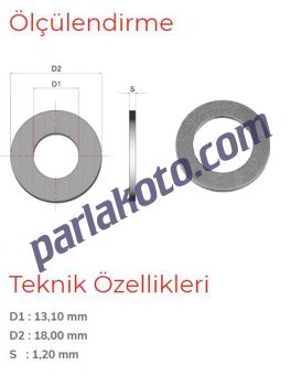 Pınar 6 No 1/2 Alüminyum Pul 13,10x18x1,20 1-adet fiyatıdır. Paketi 500 Adet