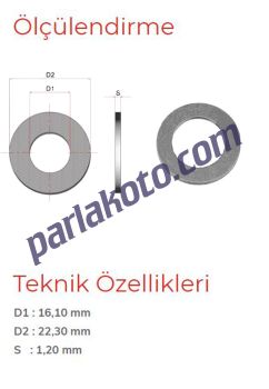 Pınar 8 No 5/8 Alüminyum Pul 16,10x22,30x1,20 1-adet fiyatıdır. Paketi 500 Adet