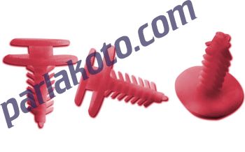 PARLEX MTJ2299 Kapı Döşeme klipsi Fiat Doblo KIRMIZI