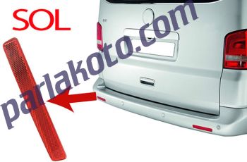 PARLEX MTJ7428 Arka Tampon Reflektörü ARKA SOL Volkswagen Transporter T5 7E0945105