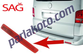 PARLEX MTJ7429 Arka Tampon Reflektörü ARKA SAĞ Volkswagen Transporter T5 7E0945106