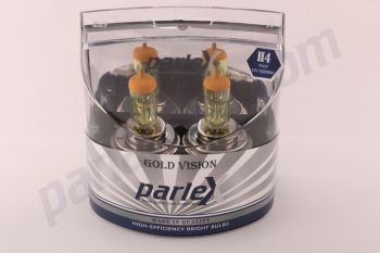 Parlex 12V H4 43T 100/90W Gold Vision Klormatik Ampul