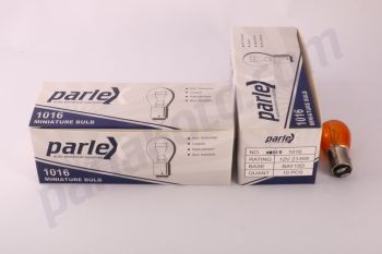 Parlex 12V 1016 21/4W Sarı BAY15D Amber Ampul