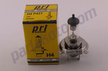 PRL 12V H4 43T 60/55W Tırnaklı Ampul