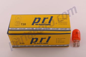 PRL 12V 21/5W 1016 Sarı Dipsiz T20 Amber Ampul