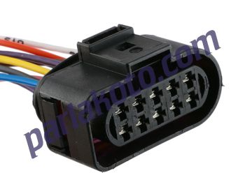 Parlex Prs 10K001 Far Soketi 10-Fiş Ford Transit Custom Focus MK2 Mercedes Sprinter VW Audi Seat Skoda 8A61-13N029 A0145456226