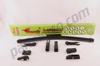 Inwells 40cm 9 Aparatlı Banana Muz Oto Silecek Süpürgesi