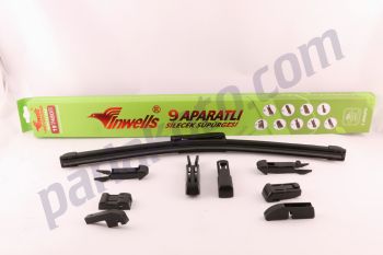 Inwells 48cm 9 Aparatlı Banana Muz Oto Silecek Süpürgesi