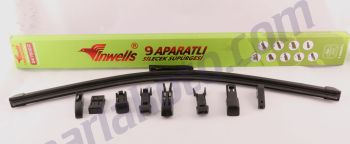 Inwells 60cm 9 Aparatlı Banana Muz Oto Silecek Süpürgesi