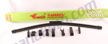 Inwells 70cm 9 Aparatlı Banana Muz Oto Silecek Süpürgesi
