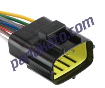 Parlex Prs 10K006E 10-Fiş Üniversal Erkek Oto Soket Kablolu Su Geçirmez