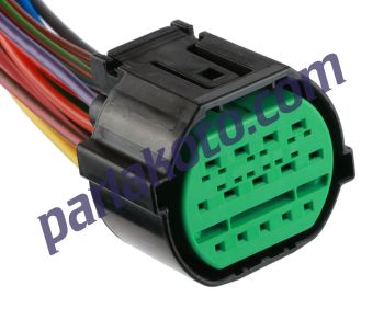 Parlex Prs 14K004 Dişi Far Soketi Hyundai IX35 Kia K2 K3 K5 14-Fiş Kablolu GL301-14021